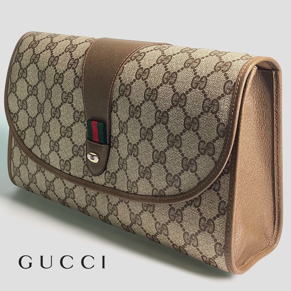Gucci Handbags - Gucci Ophidia Supreme GG Monogram Clutch
